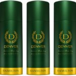 Denver Hamilton Deodorant Spray  –  For Men(540 Ml, Pack Of 3)