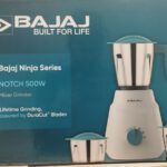 Bajaj Ninja Series 500 W Juicer Mixer Grinder(Ninja Notch 500W-French Blue | 3 Jars | French Blue)