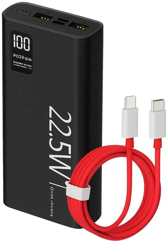 Binori 32000 Mah 22.5 W Compact Power Bank(Black, Lithium Polymer, Quick Charge 4.0 For Mobile, Earbuds, Smartwatch, Smartband, Speaker, Tablet, Trimmer)