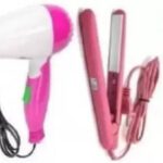 Sunpuff Nv-1290 Hair Dryer,Hair Statner And Round Comb Hair Dryer (1000 W, Multicolor) Hair Dryer(1000 W, Multicolor)