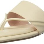 Van Heusen Womens Flatform Sandal, Ivory, 3 Uk
