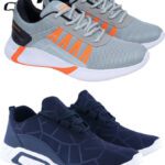 Birde Combo Pack Of 2 Casual Shoe Running Shoes For Men(Multicolor , 8)