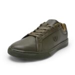 Louis Philippe Men Olive Sneakers