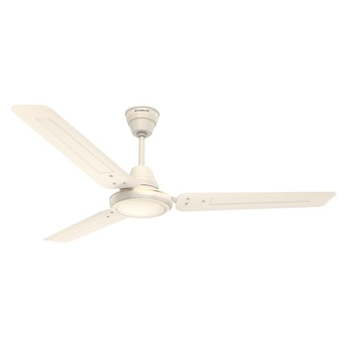 Goldmedal Vayu 400 1200 Mm Bee Certified Star Rated Economy Ceiling Fan For Home And Office | Amazingly Efficient |Ultra High Speed |Better Air Circulation |2 Years Warranty (Ivory)