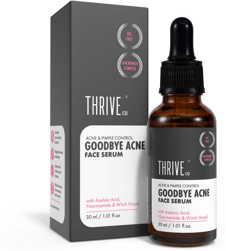 Thriveco Goodbye Acne™ Serum | Reduces Acne, Acne Marks & Sebum| Nondrying & Moisturising(30 Ml)