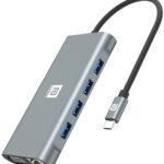 Portronics Mport 11C 11-In-1 Multiport Type C Por-1678 Usb Hub(Grey)