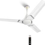 Kuhl Prima A3 Bldc Ceiling Fan With 5 Year Warranty Bldc Motor With Remote 1200 Mm Ceiling Fan(5 Star | White | Pack Of 1)
