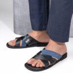Alberto Torresi Men Sandals(Blue , 9)
