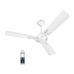 Havells 1200Mm Ambrose Bldc Motor Ceiling Fan|Premium Matt Finish, Decorative Fan, Remote Control, High Air Delivery|5 Stars Rated, Upto 60% Energy Saving, 2 Yr Warranty|(Pack Of 1, Chrome)