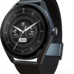 Titan Crest-1.43”|Premium Design|Amoled|Aod|Working Crown|Bt Calling|Fast Charge|Ip68 Smartwatch(Black Strap, Free Size)