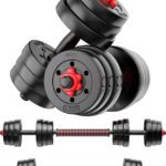 Adrenex Convertible Dumbbells Kit 8 Kg For Home Gym Adjustable Dumbbell(8 Kg)