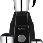 Lifelong Llmg7C 800 W Mixer Grinder(Llmg7C | 3 Jars | Black)