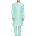 Amazon Brand – Symbol Men’S Kurta Sets (Sy-A22-Mna-Etk-04A_Aqua_Xl)