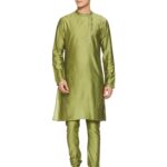Amazon Brand – Symbol Men’S Kurta Sets (Sy-A22-Mna-Etk-02A_Mehndi.Green_Xl)