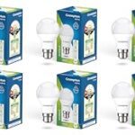 Crompton Param Led Bulb | 9W | Cool Day Light | B22 Base | 180 Degree Coverage | 4Kv Surge Protection | 440V High Voltage Protection | Pack Of 10