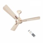 Havells 1200Mm Ambrose Bldc Motor Ceiling Fan | Remote Controlled, High Air Delivery Fan | 5 Star Rated, Upto 60% Energy Saving, 2 Year Warranty | (Pack Of 1, Gold Mist Wood)