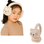 Deriko Ear Muffs For Winter | Moving Rabbit Ears Cute Bunny Earmuffs For Women | Soft Warm Plush Faux Fur Ear Warmers For Cold Weather Ideal For Outdoor Activity Running, Cycling (Ear Headband)