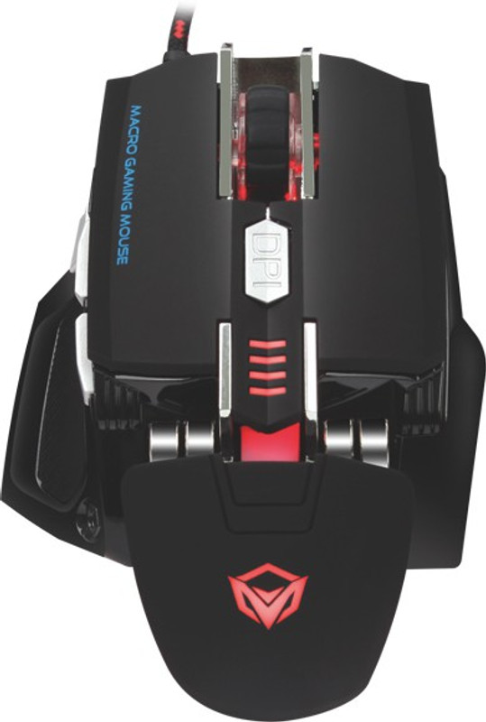 Meetion Mt-M975 Wired Ambidextrous Optical  Gaming Mouse(Usb 3.0, Black, Silver)