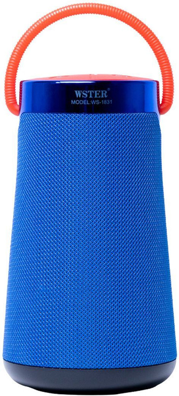 Jmax Ws-1831 Wireless Speaker (1500Mah Battery) Supports Fm, Sd Card, Usb & Tws 7 W Bluetooth Speaker(Blue, Stereo Channel)