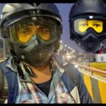 Steelbird Air 100% Goggle Face Mask Anti Scratch Uv Protective Face Mask Motorbike Helmet Motorbike Helmet(Yellow)