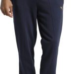 Puma Solid Men Blue Track Pants