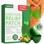 Candy Kart Herbal Knee Pain Relief Patches,Inflammation Patch Sticker Instant Relief From Pain Glucocare Joint Pain Relief Products Natural Wormwood Extract Patch (Pack- 10 Patches)