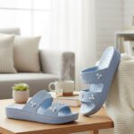 Lehar Women Soft And Comfortable Orthopedic Pain Relief Slippers(Blue , 7)