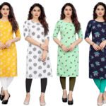 Ketaki Fashion Women Printed Straight Kurta(Multicolor)