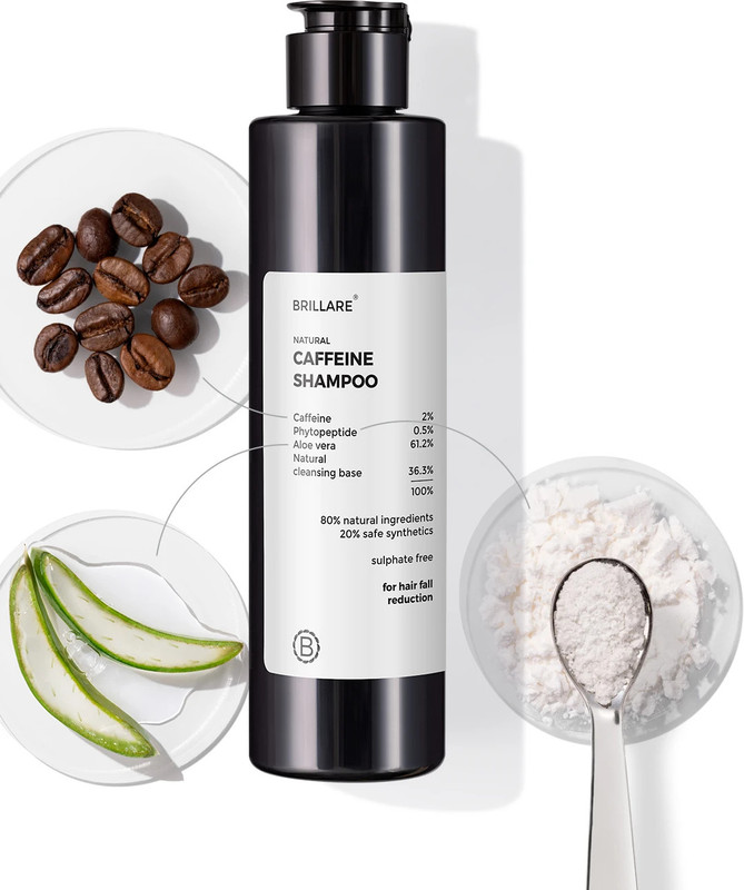 Brillare Caffiene Shampoo 100 Ml(100 Ml)