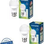 Crompton 9 W Basic Standard B22 Led Bulb(White, Pack Of 2)