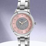 Timex Pink-Dial Analog Watch  – For Women