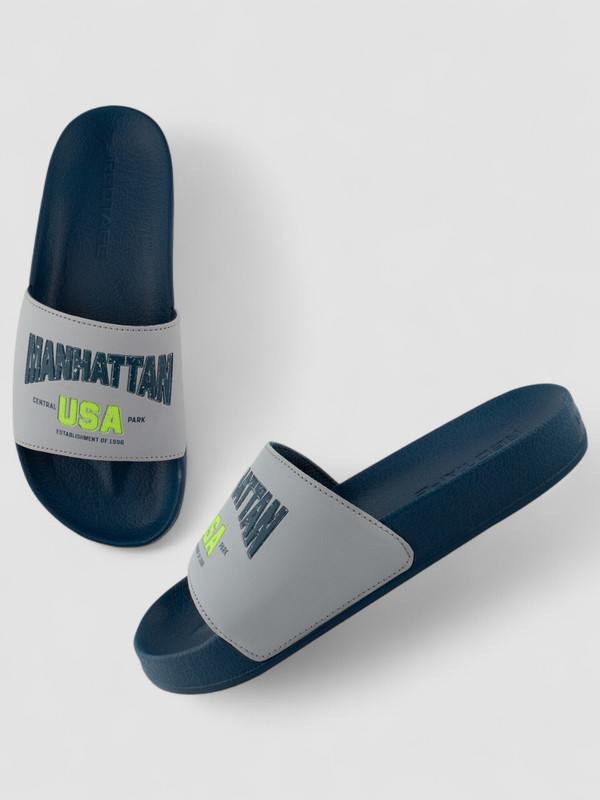 Red Tape Men Slides(Multicolor , 9)