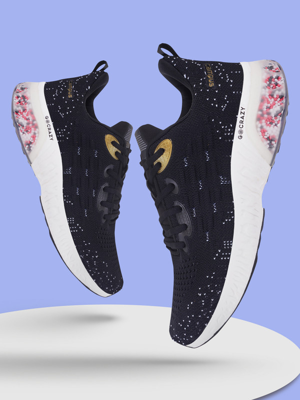 Campus Rim Running Shoes For Men(Black , 10)