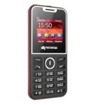 Micromax All-New X1I Smart Dual Sim Keypad Phone | Big 2.4″ Display |Type C Usb Port | Bright Torch| Wireless Fm | Auto Call Recording | Black Red|