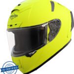 Steelbird Sa-2 Aeronautics Motorbike Helmet(Fluo Neon)