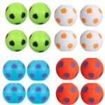 Inocean 16Pcs Football Set, Mini Footbal, Mini Football Set, Rotating Toy, Random Colors, Fun Fidget Toy For Parties, Schools, And Home Use