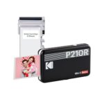 Kodak Mini 2 Retro 4Pass Portable Photo Printer (2.1X3.4 Inches) + 8 Sheets, Black