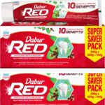 Dabur Red Ayurvedic Paste (Combo Pack 1+1, 500G-Each) Toothpaste(1000 G, Pack Of 2)