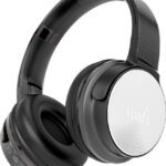 Voods V Heads – Active Ip65-Water&Dust Resistant, Noise Cancellation,120Hrs Playback Bluetooth & Wired(Black, On The Ear)