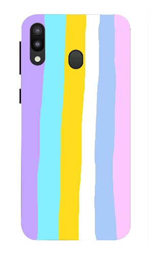 Dashmesh Shopping� Back Cover Case For Samsung Galaxy M20 Printed 3D Designer Hard Case Rainbow 1