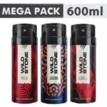 Wild Stone Ultra Sensual , Red & Legend (200 Ml Each) Deodorant Spray  –  For Men(600 Ml, Pack Of 3)