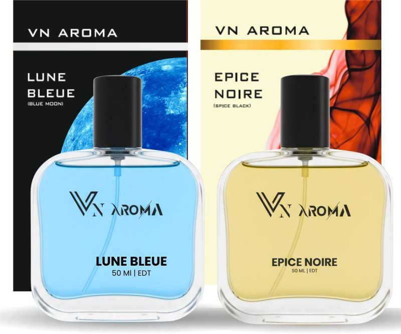 Vn Aroma Combo Pack Of 2 | Epie Noire – Lune Bleue | Long Lasting |Premium Luxury Perfume Eau De Toilette  –  100 Ml(For Men & Women)