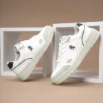 Red Tape Casual Sneaker Shoes For Men | Elegantly Rounded Front, Soothing Insole Sneakers For Men(Grey, White , 9)