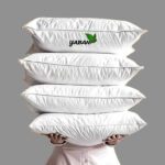 Yaban Cotton Sleeping Pillow Pack Of 4 Solid Luxury(White)