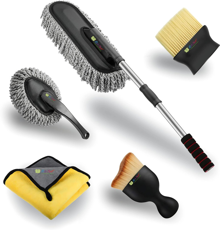 Rich Mart Microfiber Vehicle Washing Duster(Pack Of 5, 800 Gsm)