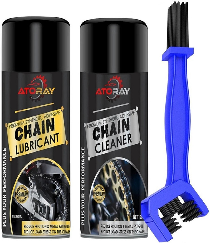 Atoray Bike Chain Lubricant And Chain Cleaner Spray With Cleaning Brush Lubricant Chain Oil(300 Ml, Pack Of 1)
