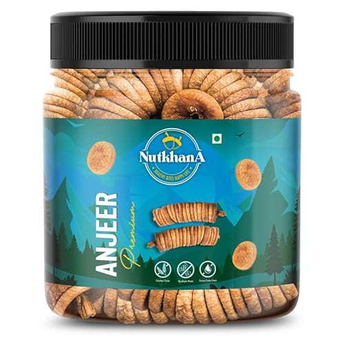 Nut Khana Premium Dried Figs 900 Gm | Big Size Afghani Anjeer Dry Fruits | Rich Source Of Vitamins Dietary Fiber | Fresh Anjeer Figs For Winter