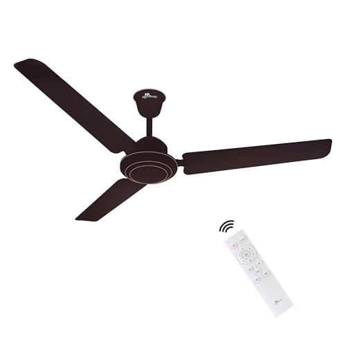 Rr Signature Morpheus 1200 Mm Bldc Ceiling Fan With Remote | 60% Energy Savings | Bee 5 Star Rated Energy Efficiency| 2 Year Warranty [Velvet Brown]