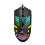 Ant Esports Gm1103 Wired Gaming Mouse, 800-3600 Dpi Adjustable Optical Sensor, Rgb Multicolor Backlight, 4 Buttons, Ergonomic,1.5M Cable, 3300 Fps, Lightweight Usb Mouse For Pc, Laptop, Mac & Windows