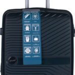 F Gear Stv Pp02 24″ Dark Blue Expandable Check-In Suitcase 4 Wheels – 24 Inch